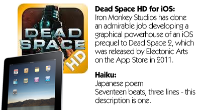 Haiku Review - Dead Space (iOS)