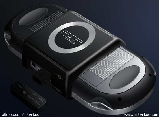 Sony PSVita with the imaginary PSP Too peripheral